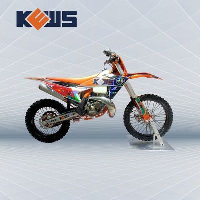 250cc KEWS Refrigerado a água 2 tempos Motocicleta de condução CNC
