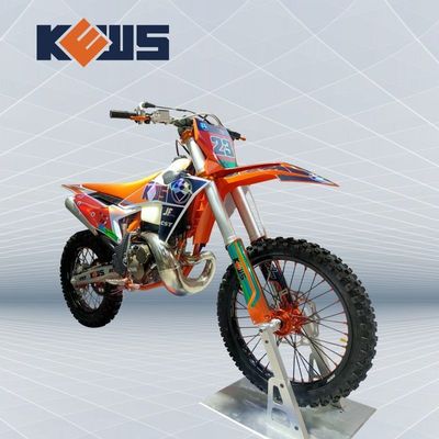 Carburador alimentado com 250 cc Motocross de 2 tempos refrigerado a água com ignição CDI e adesivos opcionais