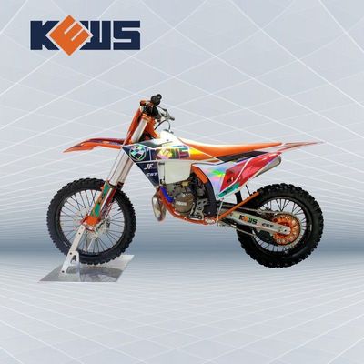 Carburador alimentado com 250 cc Motocross de 2 tempos refrigerado a água com ignição CDI e adesivos opcionais