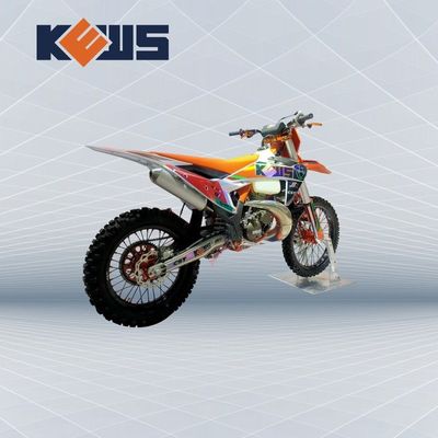 Carburador alimentado com 250 cc Motocross de 2 tempos refrigerado a água com ignição CDI e adesivos opcionais