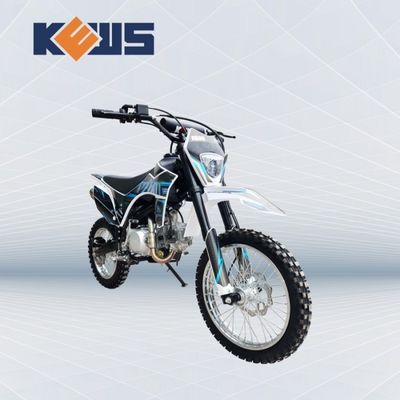 KEWS Iron Rim 125CC Pitbike 4 tempos Enduro Motocicletas Suspensão traseira para adolescentes